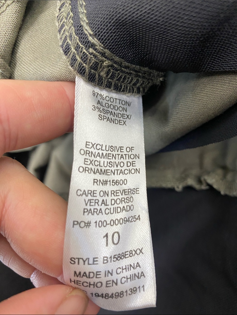 Democracy Olive Utility Ankle Cargo Pants Ab Technology Size 10 - Picture 5 of 8